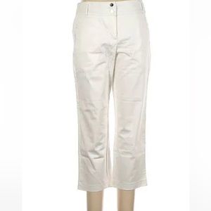 Sandro Sportswear white capri pants Sz 16